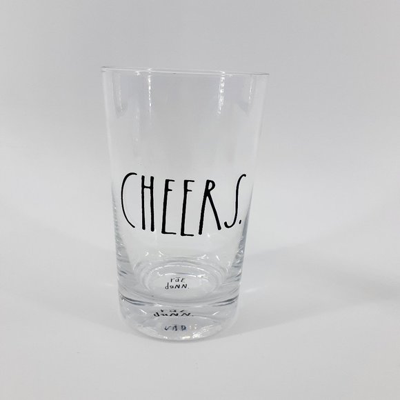 Rae Dunn Other - Rae Dunn Cheers Beverage Clear Glass Liquid Tumble